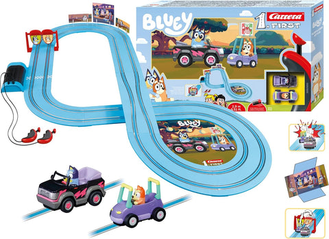 Carrera First Bluey & Bingo Let's Go Race Track