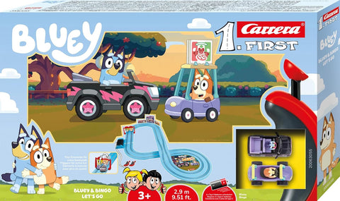 Carrera First Bluey & Bingo Let's Go Race Track