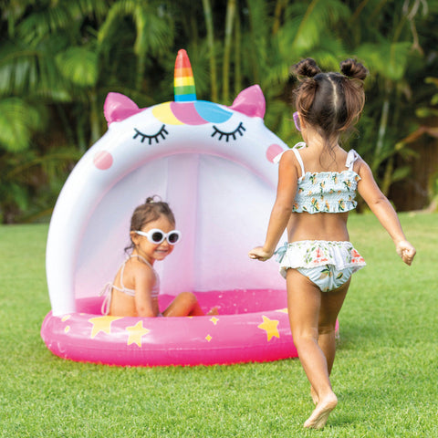 Caticorn Inflatable Kiddie Pool 102x102cm