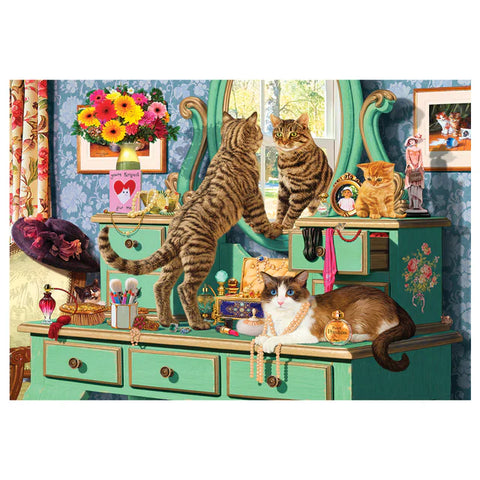 Anatolian Puzzle Cat Dressing Table 260 Pieces