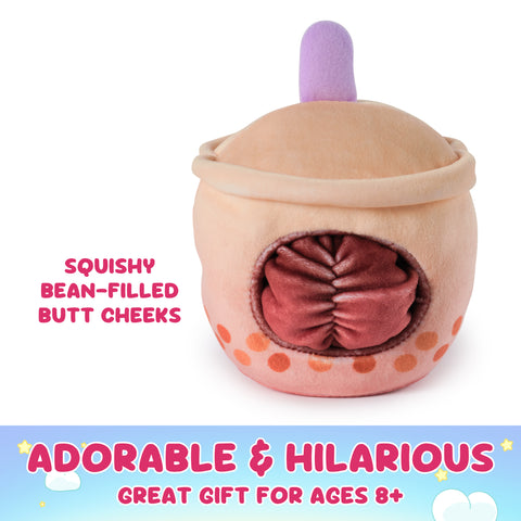Cheeky Chonks Bootylicious Bubble Bootea Reversible Plush 11.5cm
