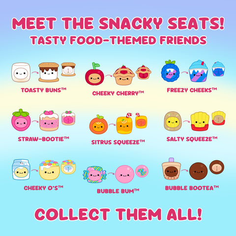 Cheeky Chonks Bootylicious Bubble Bootea Reversible Plush 11.5cm