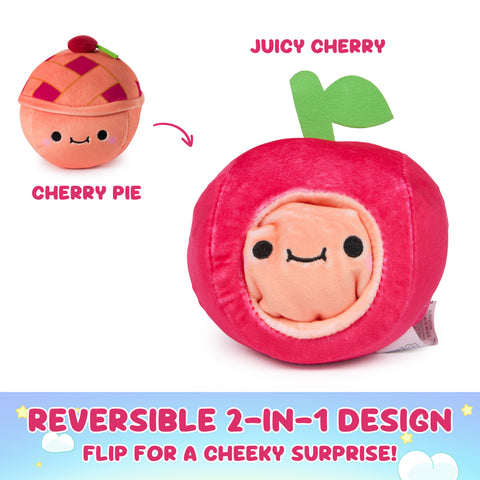 Cheeky Chonks Bootylicious Cheeky Cherry Reversible Plush 11.5cm
