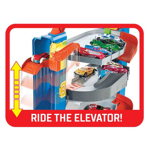 Hot Wheels City Stunt Garage Playset