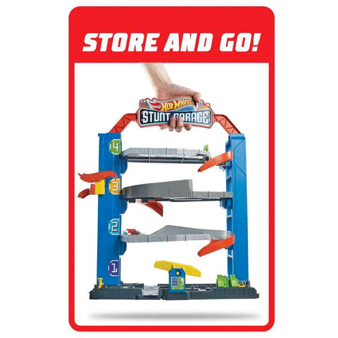 Hot Wheels City Stunt Garage Playset