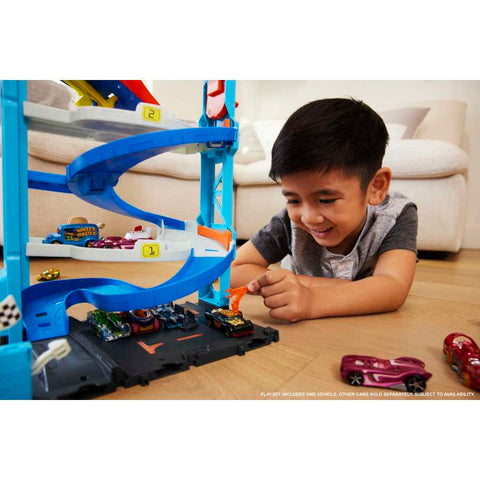 Hot Wheels City Transforming Race Tower Playset