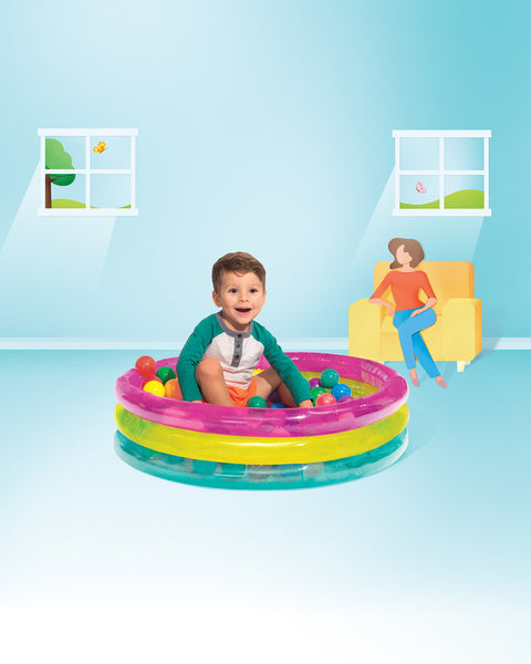 Intex Classic 3-Ring Baby Inflatable Ball Pit