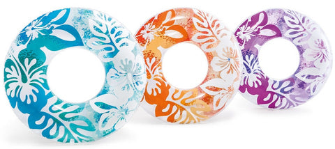 Intex Clear Tropical Color Inflatable Pool Swim Tubes 91cm