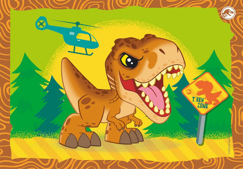 Clementoni SuperColor 4 in 1 Puzzle Jurassic World