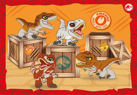 Clementoni SuperColor 4 in 1 Puzzle Jurassic World