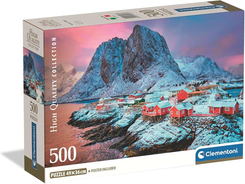 Clementoni HQC Hamnoy Village Puzzle 500 Pieces