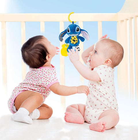 Clementoni Disney Baby Stitch On The Go Plush & Rattle