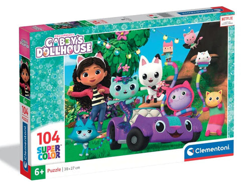 Clementoni SuperColor Gabby's Dollhouse Puzzle 104 Pieces
