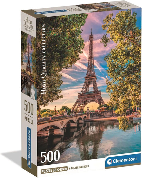 Clementoni HQC Along The Seine Puzzle 500 Pieces