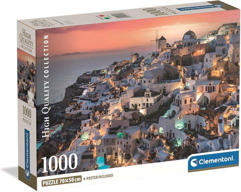 Clementoni HQC Shades Of Santorini Puzzle 1000 Pieces
