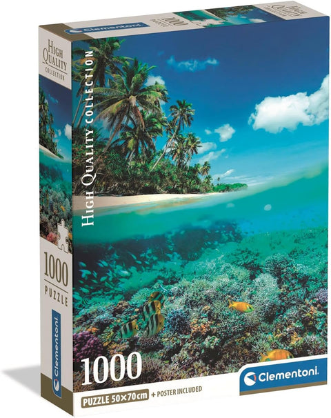 Clementoni HQC Summer Paradise 2025 Compact Puzzle 1000 Pieces