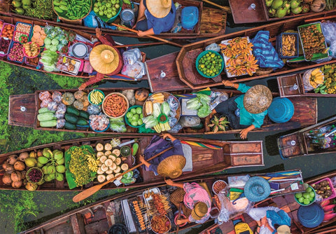 Clementoni HQC Thai Floating Market Puzzle 1000 Pieces