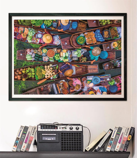 Clementoni HQC Thai Floating Market Puzzle 1000 Pieces