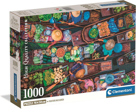 Clementoni HQC Thai Floating Market Puzzle 1000 Pieces