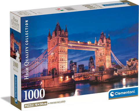 Clementoni HQC Tower Bridge At Night Puzzle 1000 Pieces