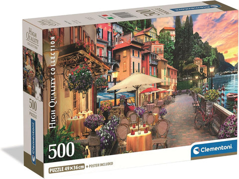 Clementoni HQC Lake Como Puzzle 500 Pieces