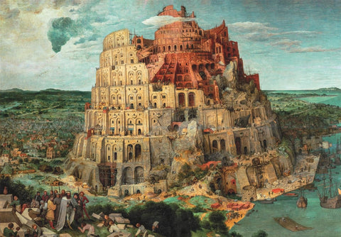 Clementoni Museum Babel Tower Puzzle 1500 Pieces