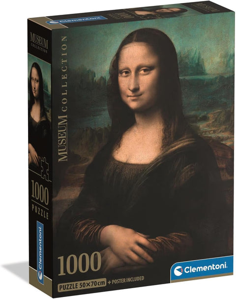 Clementoni Museum Mona Lisa Compact Puzzle 1000 Pieces