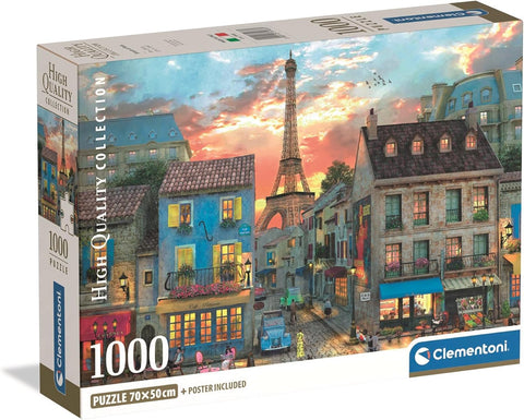 Clementoni Streets Of Paris Puzzle 1000 Pieces