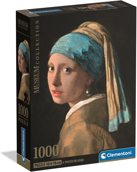 Clementoni Museum Vermeer Girl With Pearl Earring Puzzle 1000 Pieces