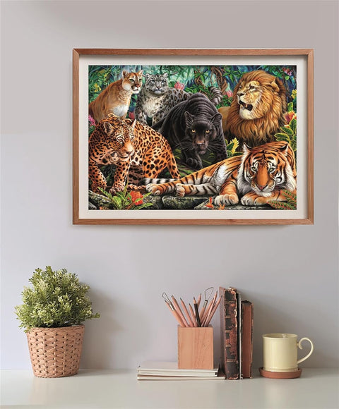 Clementoni HQC Wild Cats Puzzle 500 Pieces