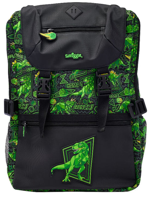 Smiggle Dinosaur Wild Side Attach Foldover Backpack 45cm