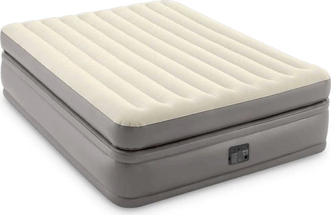 Intex Dura-Beam Comfort Elevated Air Mattress With Built-In-Pump 203x152x51cm