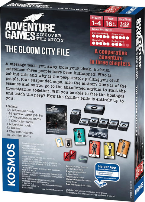 Adventure Games: The Gloom City Files