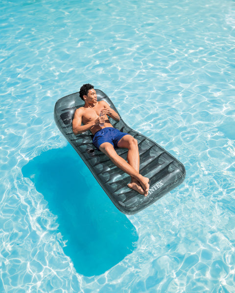 Intex Cool Grey Inflatable Floating Mat 211x99cm
