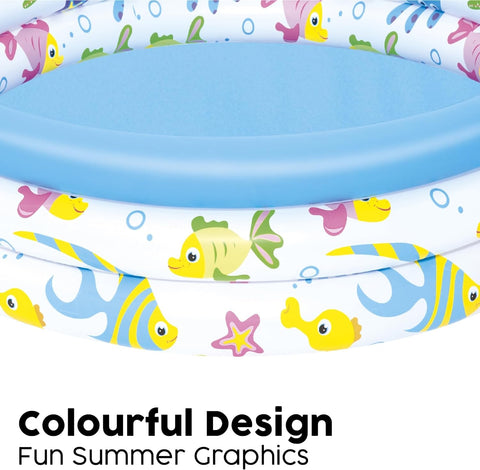 Bestway Coral Reef Crew Kiddie Pool 102x25cm