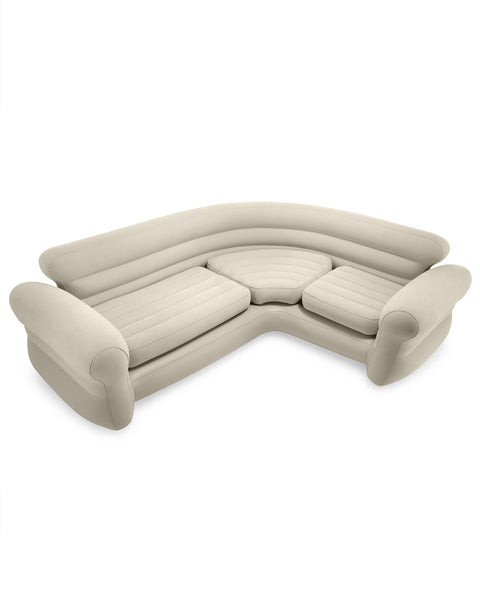 Intex Corner Sofa "L-Shaped" Inflatable Couch 257x203x76cm
