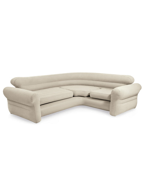 Intex Corner Sofa "L-Shaped" Inflatable Couch 257x203x76cm