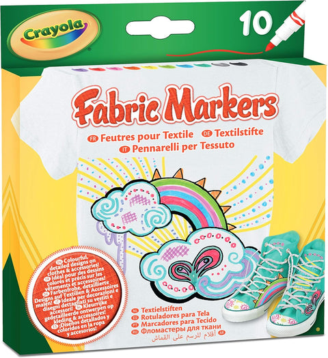 Crayola 10 Fabric Markers