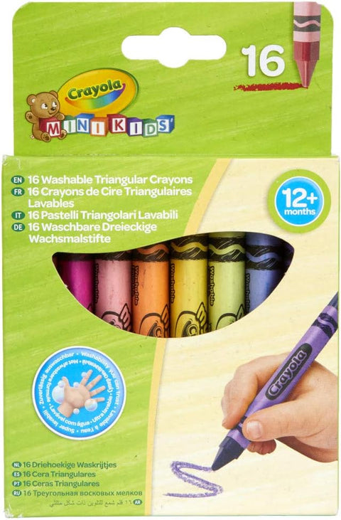Crayola Mini Kids 16 Washable Triangular Crayons