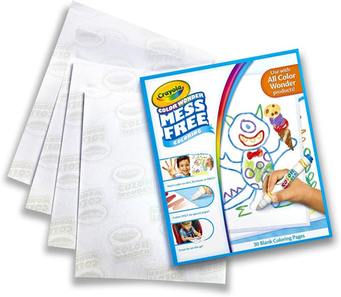 Crayola Color Wonder Mess Free 30 Blank Coloring Pages
