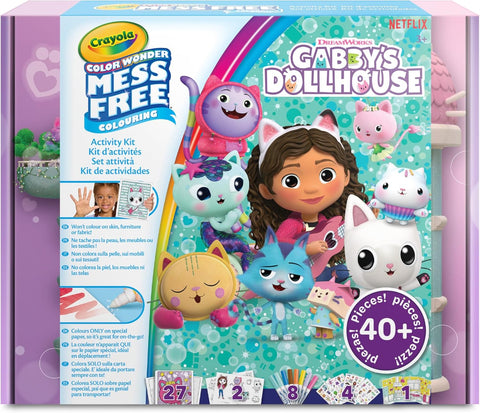 Crayola Color Wonder Mess Free Gabby's Dollhouse Activity Set