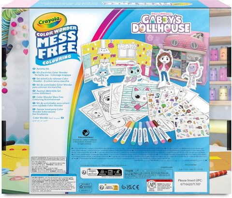Crayola Color Wonder Mess Free Gabby's Dollhouse Activity Set