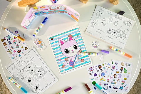 Crayola Color Wonder Mess Free Gabby's Dollhouse Activity Set