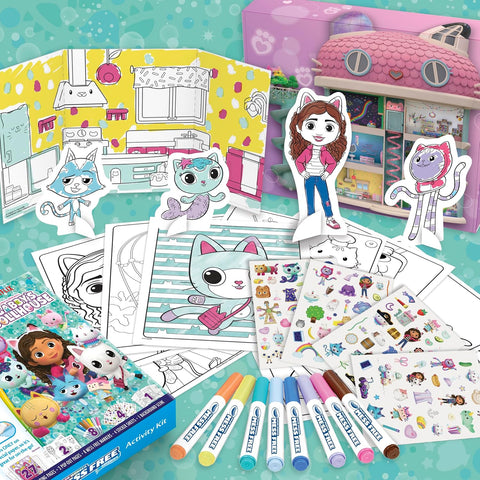 Crayola Color Wonder Mess Free Gabby's Dollhouse Activity Set