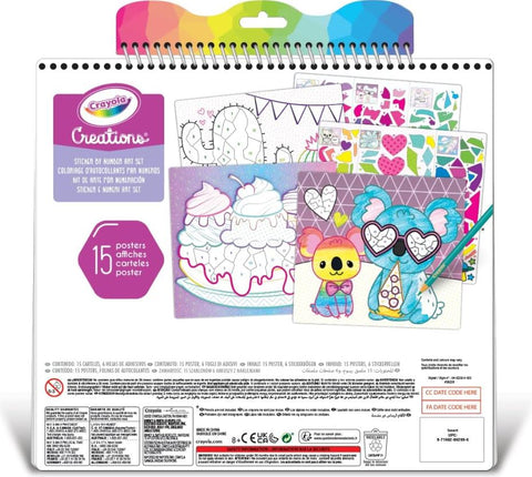 Crayola Creations Sticker By Number Art Set