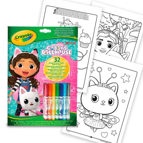 Crayola Gabby's Dollhouse Coloring & Activity Book