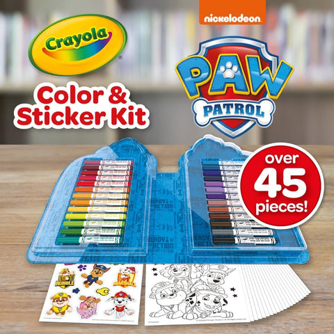 Crayola Paw Patrol Color & Sticker Kit