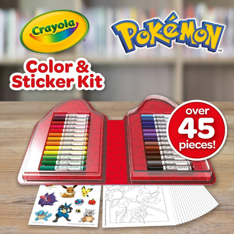 Crayola Pokémon Color & Sticker Kit