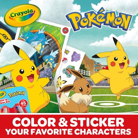 Crayola Pokémon Color & Sticker Kit