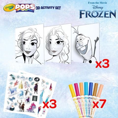 Crayola POPS Disney Frozen 3D Activity Set